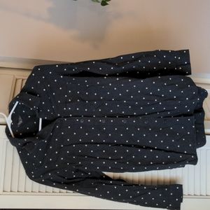 Eddie Bauer Polka Dot Flannel Shirt, Tall Medium